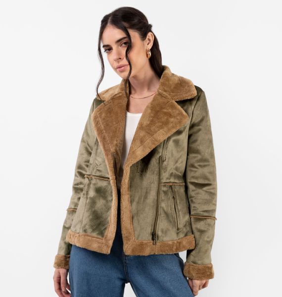 Jaqueta Aviador Peluciada