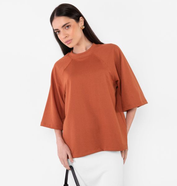 Camiseta Com Manga Raglan