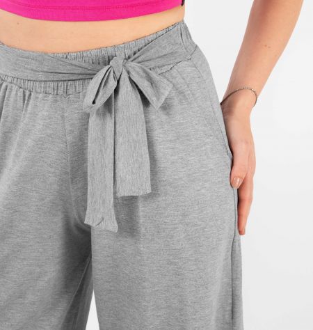 Calça Pantacourt Com Faixa