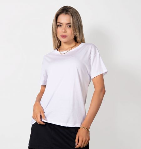 Camiseta A Fio Malha Lisa