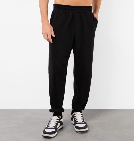 Calça Básica De Moletinho Com Punho 
