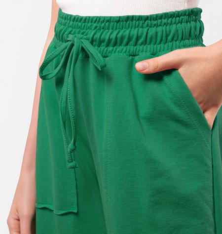 Calça Pantalona Infantil Moletinho Bolso A Fio